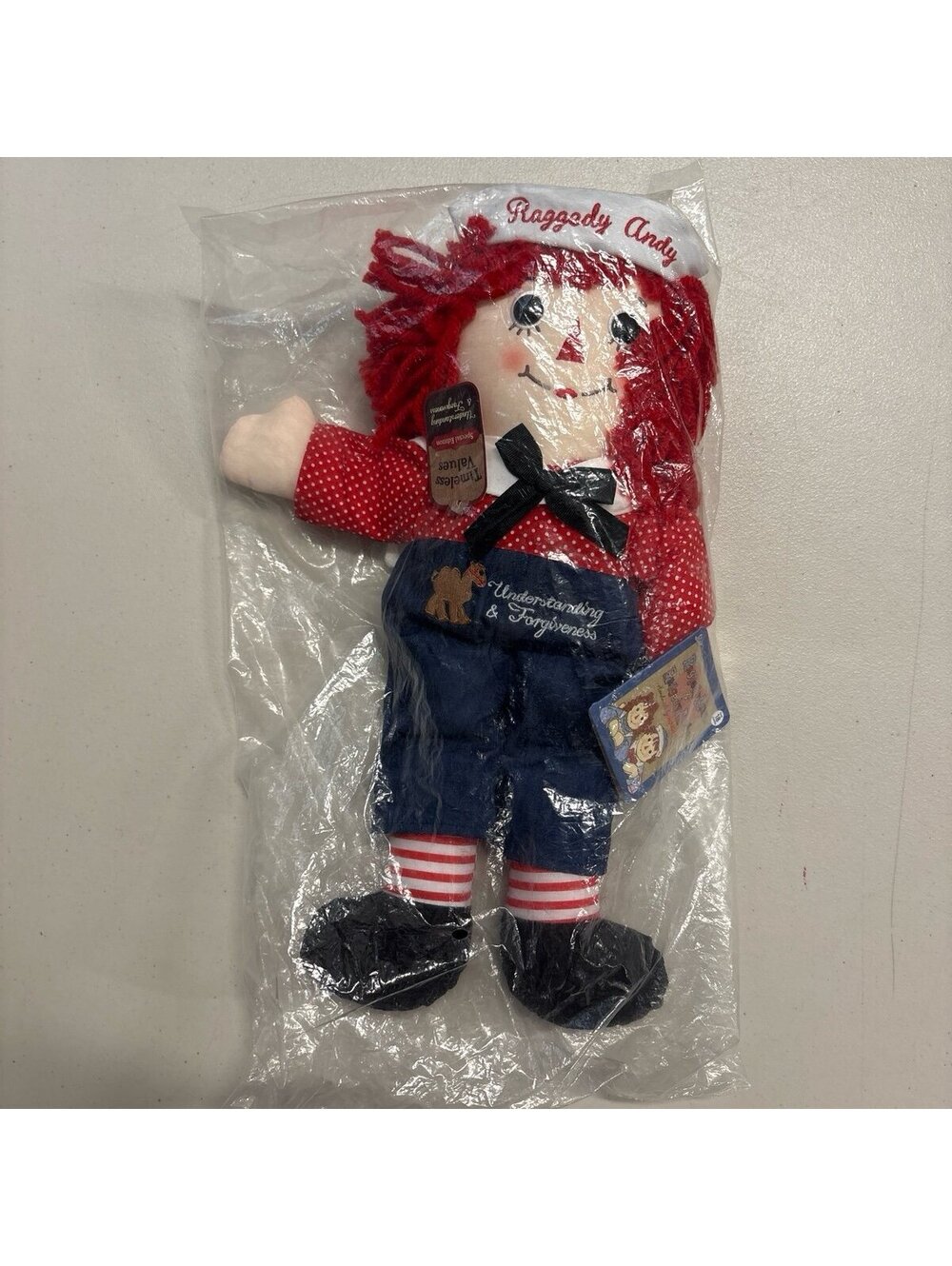 Aurora Raggedy Andy Doll 16” Understanding & Forgiveness Timeless Values